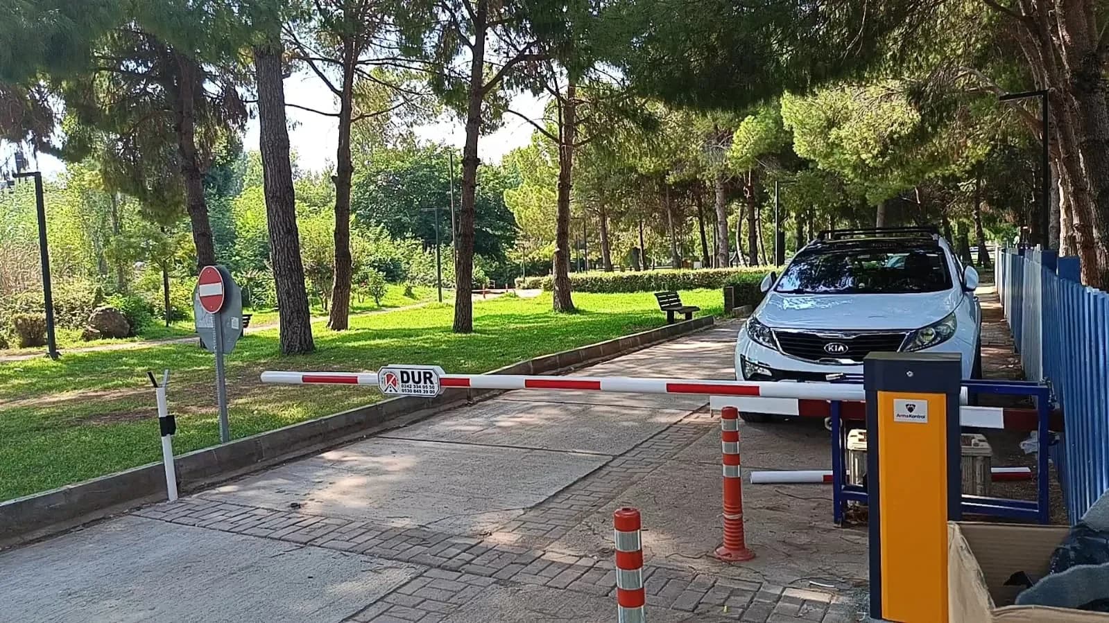 Yeşil Alan Araç Girişi