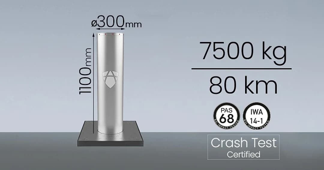 Yüksek Güvenlikli Mantar Bariyer 1100mm
