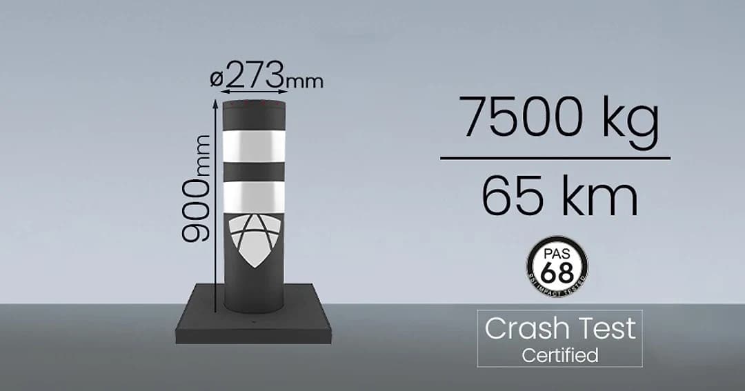 Yüksek Güvenlikli Mantar Bariyer 900mm (65 km/s)