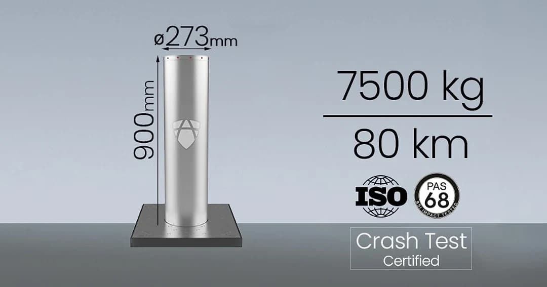 Yüksek Güvenlikli Mantar Bariyer 900mm (80 km/s)