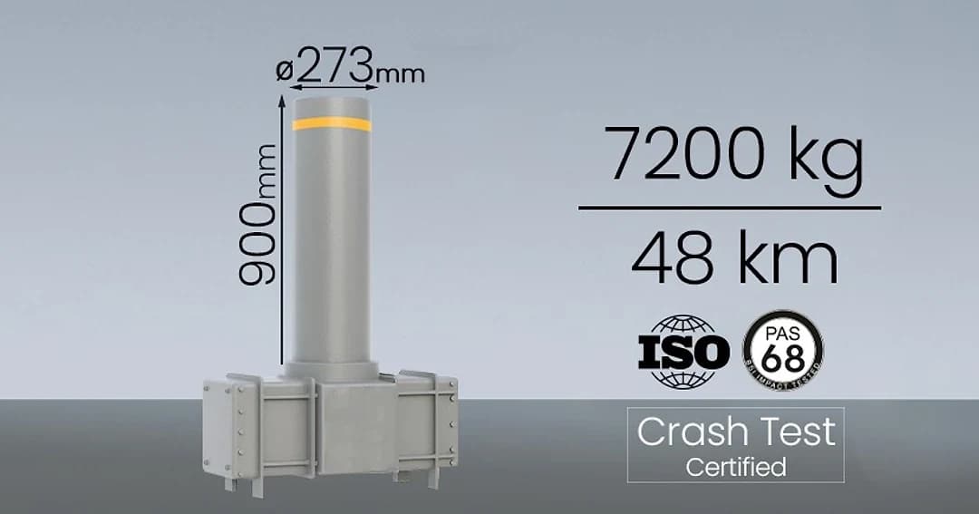Yüksek Güvenlikli Sabit Mantar Bariyer 900mm